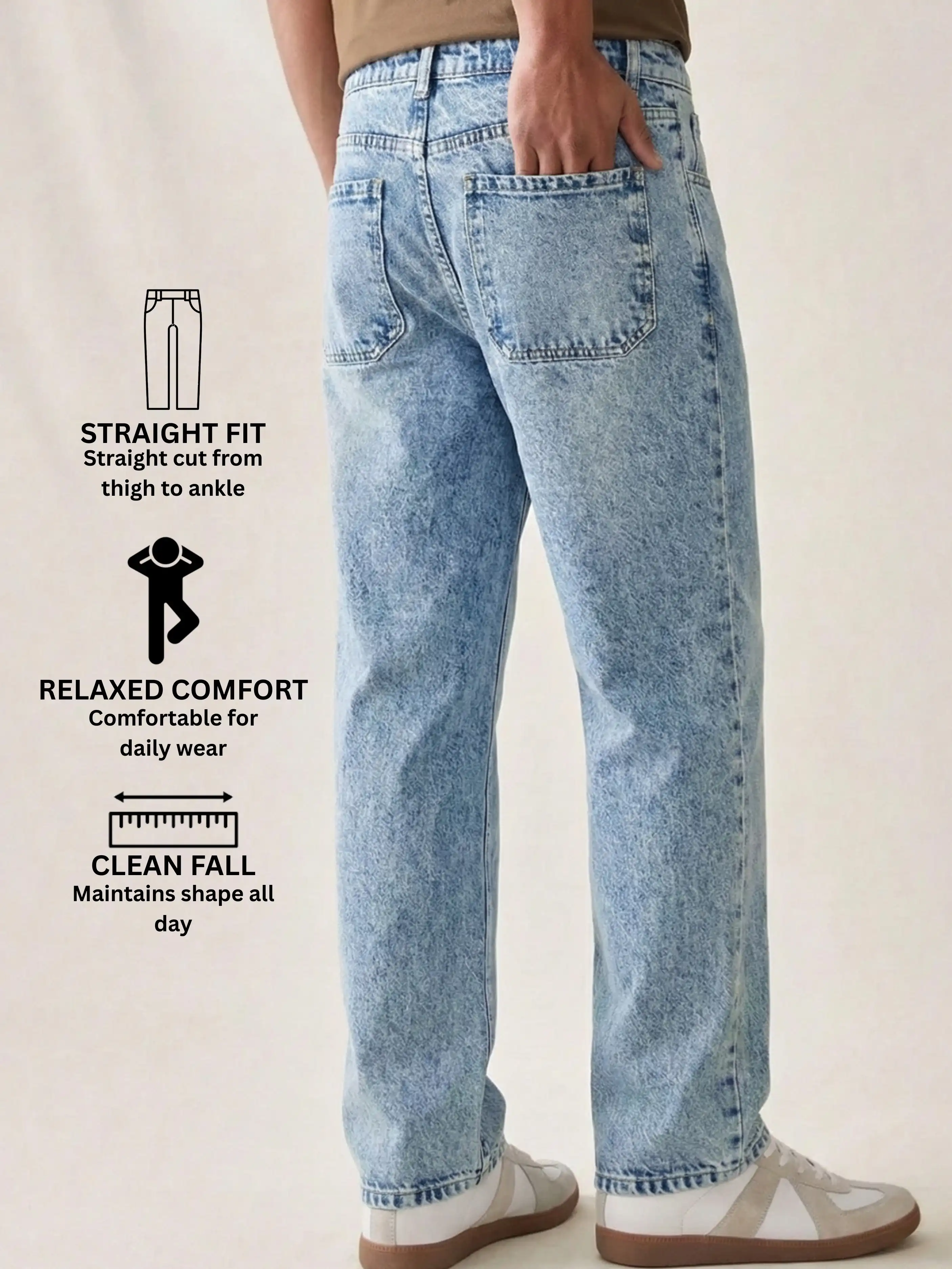 Men’s Straight Fit Jeans – 14 oz Arvind Mill Denim